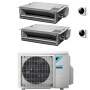 Climatizzatore canalizzabile Daikin Mini Sky dual split 9000+12000 Btu Inverter R32 A+++ 2MXM40A