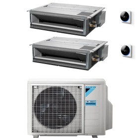 Climatizzatore canalizzabile Daikin Mini Sky dual split 9000+9000 Btu Inverter R32 A+++ 2MXM68A9
