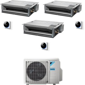 Climatizzatore canalizzabile Daikin Mini Sky trial split 9000+12000+12000 Btu Inverter R32 A+++ 3MXM68A