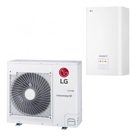 Pompa di calore sistema LG Therma V Split da 9 kW in R32 inverter