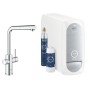 Miscelatore Grohe Blue Home Wifi per lavello con doccetta estraibile e sistema filtrante acqua 31539000