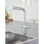 Miscelatore monocomando Grohe Blue Home Wifi per lavello con sistema filtrante dell'acqua 31454001