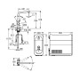Miscelatore monocomando Grohe Blue Home Wifi per lavello con sistema filtrante dell'acqua 31454001