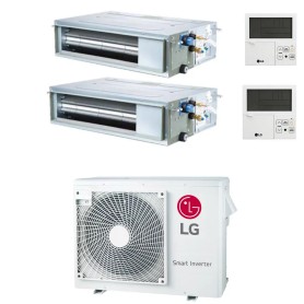 Climatizzatore canalizzato con inverter LG dual split 18000+18000 btu A++ MU4R25 R32