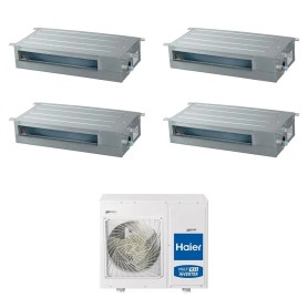 Climatizzatore Haier Canalizzabile Slim Bassa Prevalenza quadri split 9000+9000+9000+9000 Btu inverter R32 A++ 4U75S2SR5FA