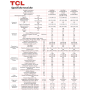 Climatizzatore canalizzabile monosplit  TCL 9000 btu inverter Wifi A++ R32 MN09DW1