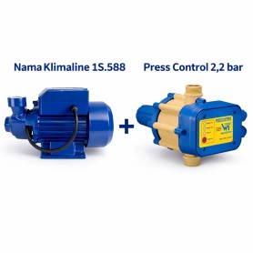 Kit Autoclave Elettropompa Periferica Nama Klimaline 0,5 Hp 0,3 kW + Press Control Idronord 2,2 Bar