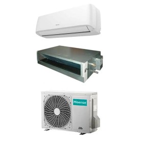 Climatizzatore Hisense Hi Comfort dual split e canalizzato 12000+12000 Btu A++ 2AMW52U4RXC R32