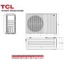 Pompa di calore idronica inverter TCL monoblocco da 8 Kw monofase aria-acqua R290 A+++ Wifi HB08SP0