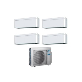 Condizionatore quadri split con inverter 9000+9000+9000+9000 Daikin Stylish White WiFi R32 in A+++ 4MXM80N