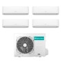 Climatizzatore Inverter Hisense Hi Comfort Wi-fi Quadri Split 7000+7000+7000+7000 Btu 4AMW81U4RJC R-32 A++