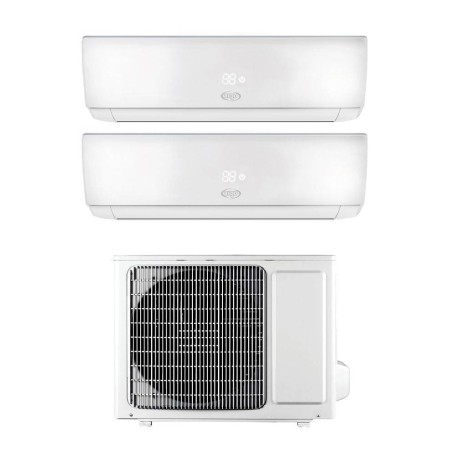 Climatizzatore Ecowall Argo WiFi dual split da 9000+12000 btu con inverter in R32 A++