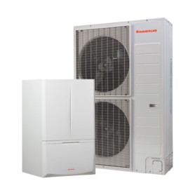 Sistema ibrido Immergas Magis combo 12v2 con pompa di calore da 12 kw e Caldaia da 32Kw