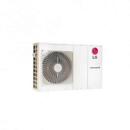 Pompa di calore mini chiller inverter LG Therma V monoblocco da 5 kW HM051M.U43 R32