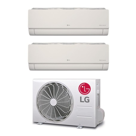 Climatizzatore LG Artcool color wifi dual split 9000+9000 btu inverter con R32 MU2R15 in A+++