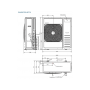 Condizionatore inverter Hisense New Comfort Penta Split 9000+9000+12000+12000+12000 btu R32 5AMW125U4RTA A++