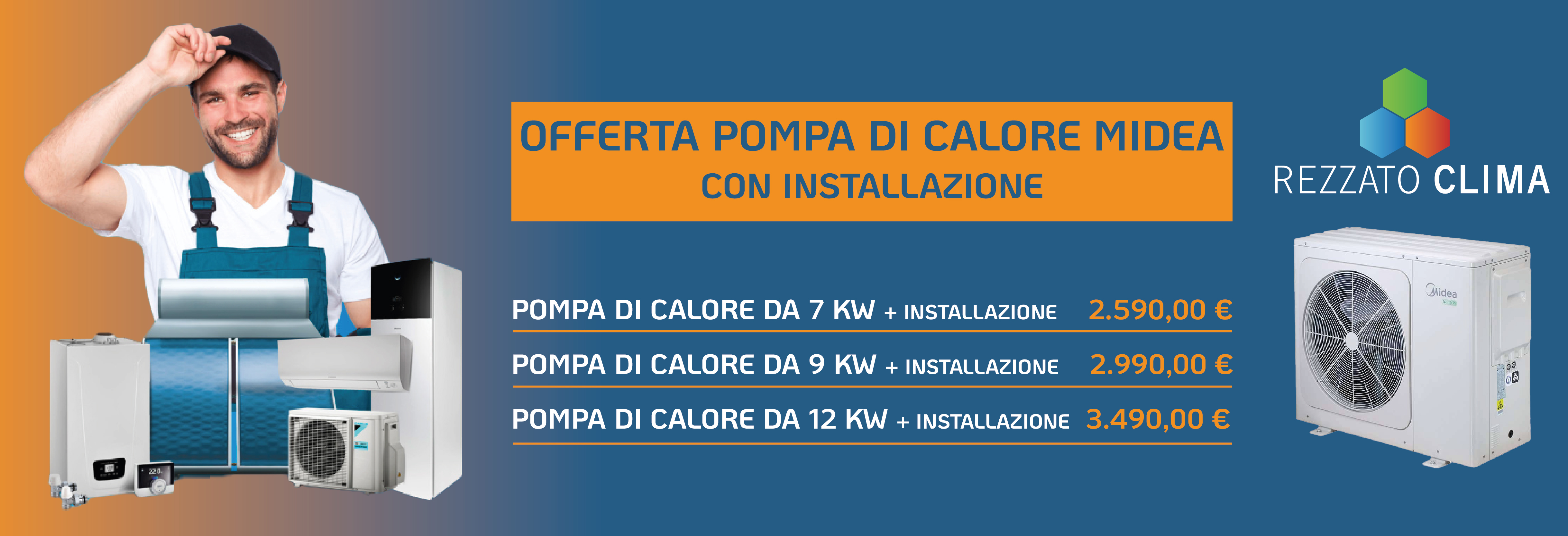 Promozione Pompe di Calore Midea